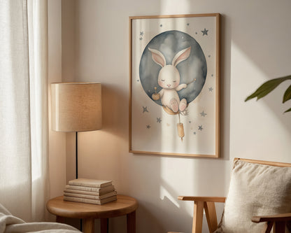 Pink Bunny Print