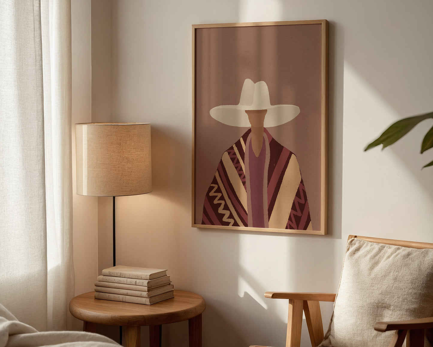 Poncho Cowgirl Print