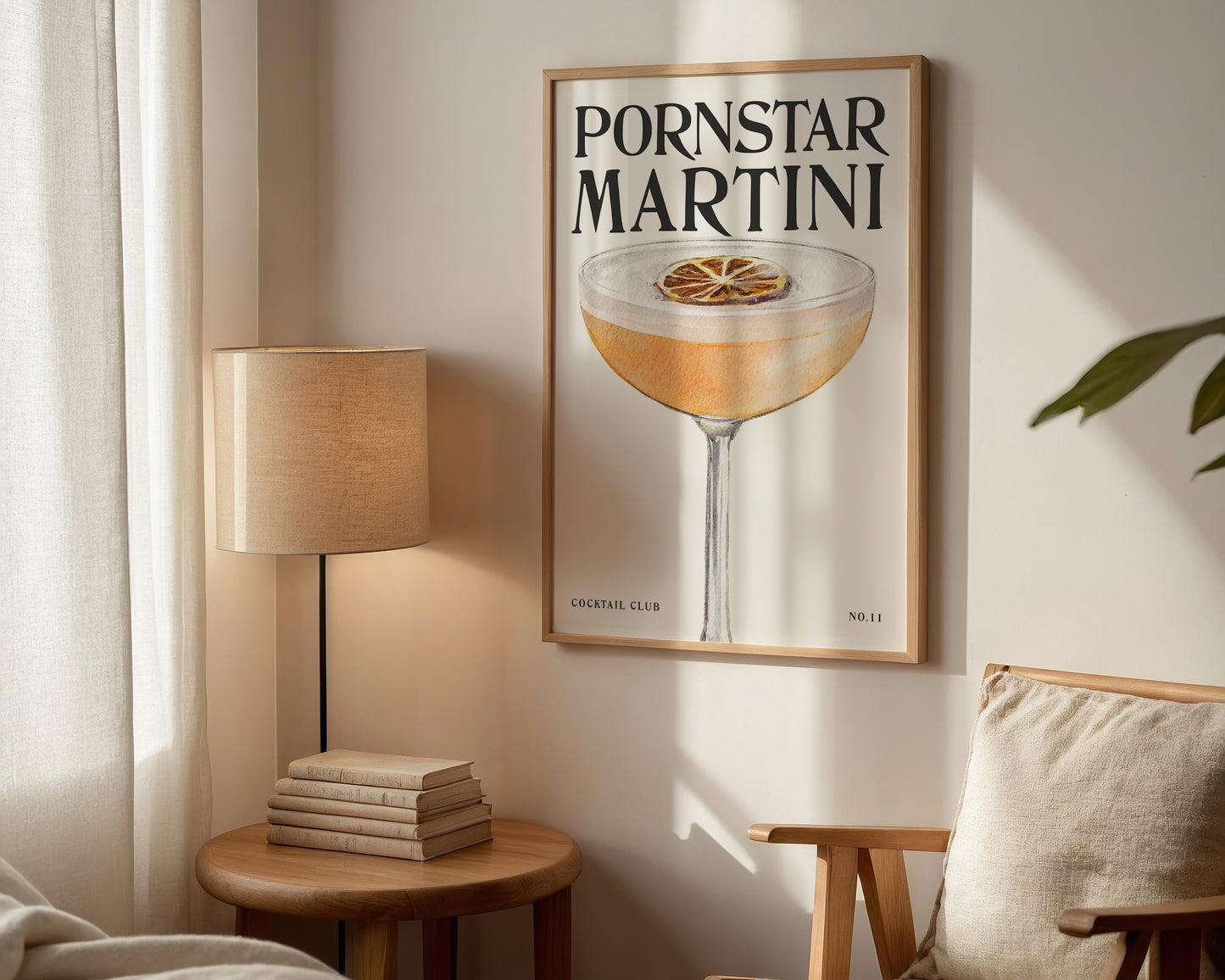 Pornstar Martini Cocktail Print