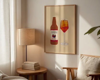 Rekorderlig & Aperol Spritz Print