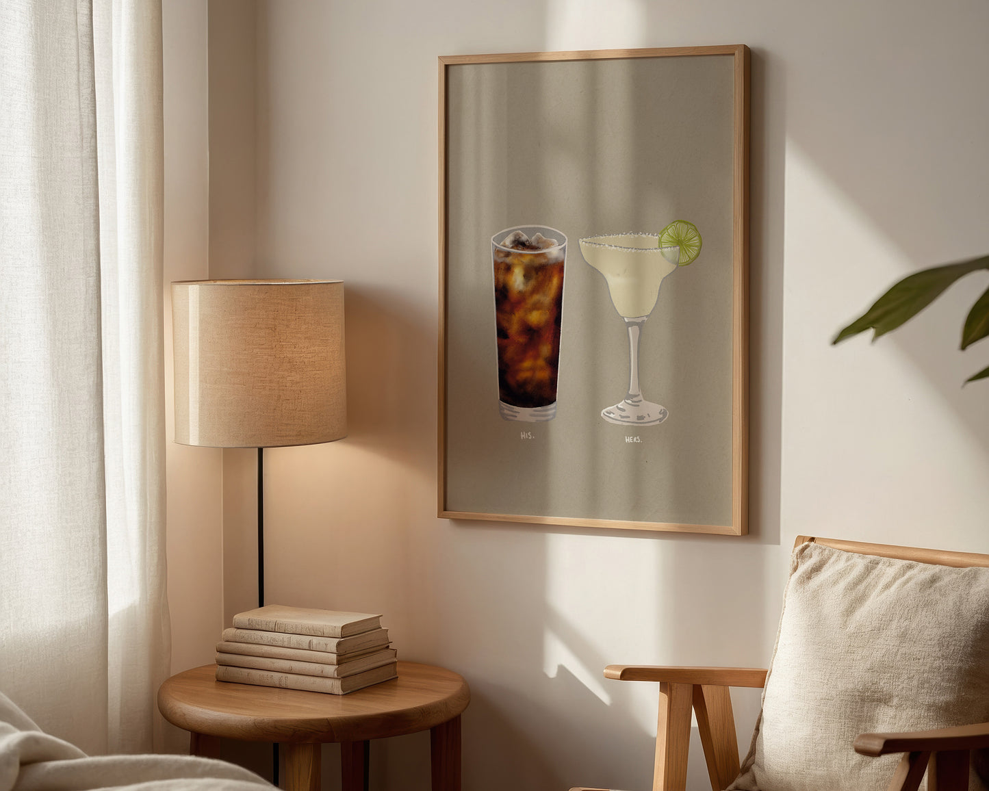 Rum Coke & Margarita Print