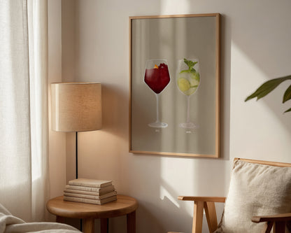 Sangria & Hugo Spritz Print