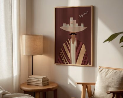 Sombrero Margs Print