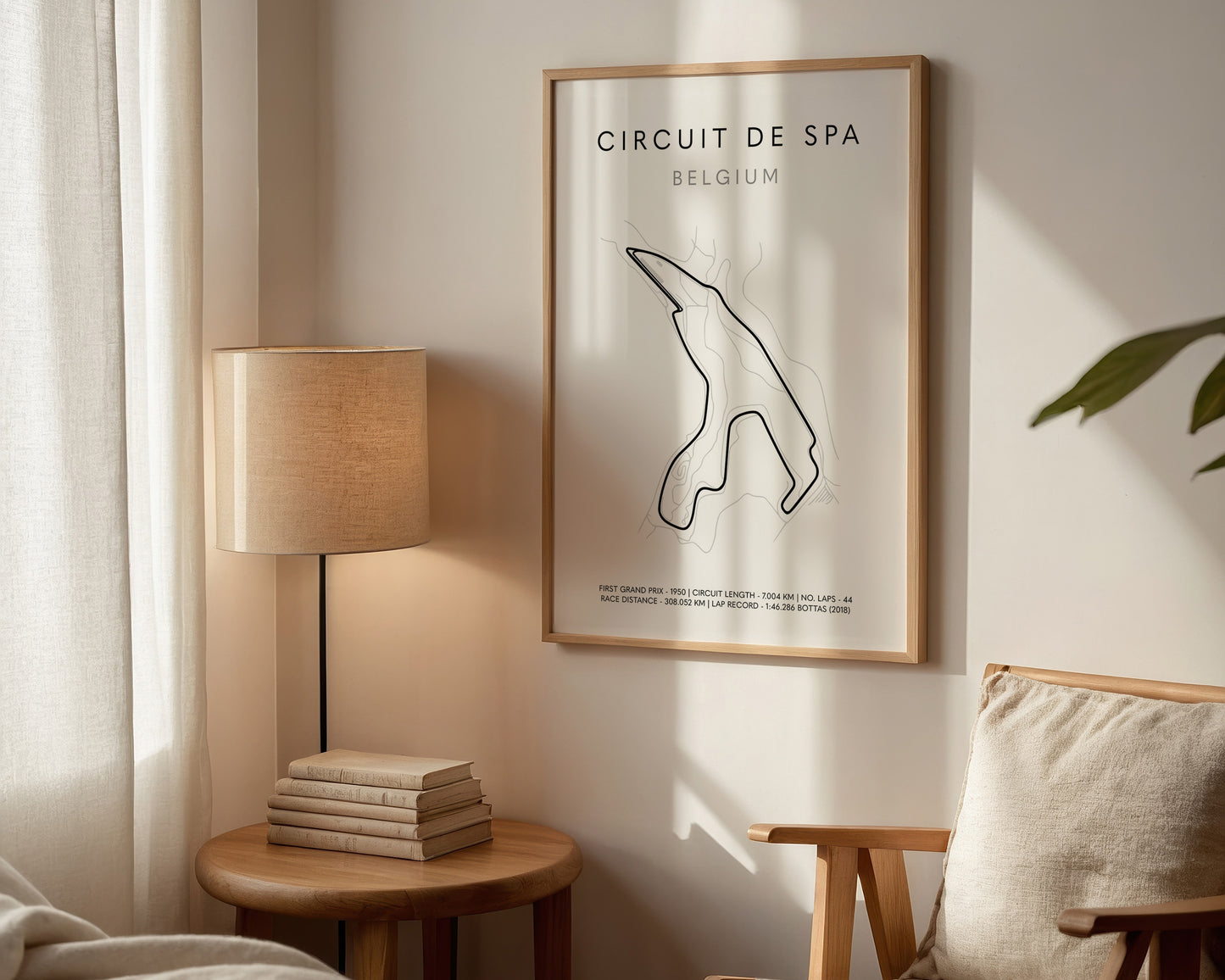 F1 Belgium Spa Track Print