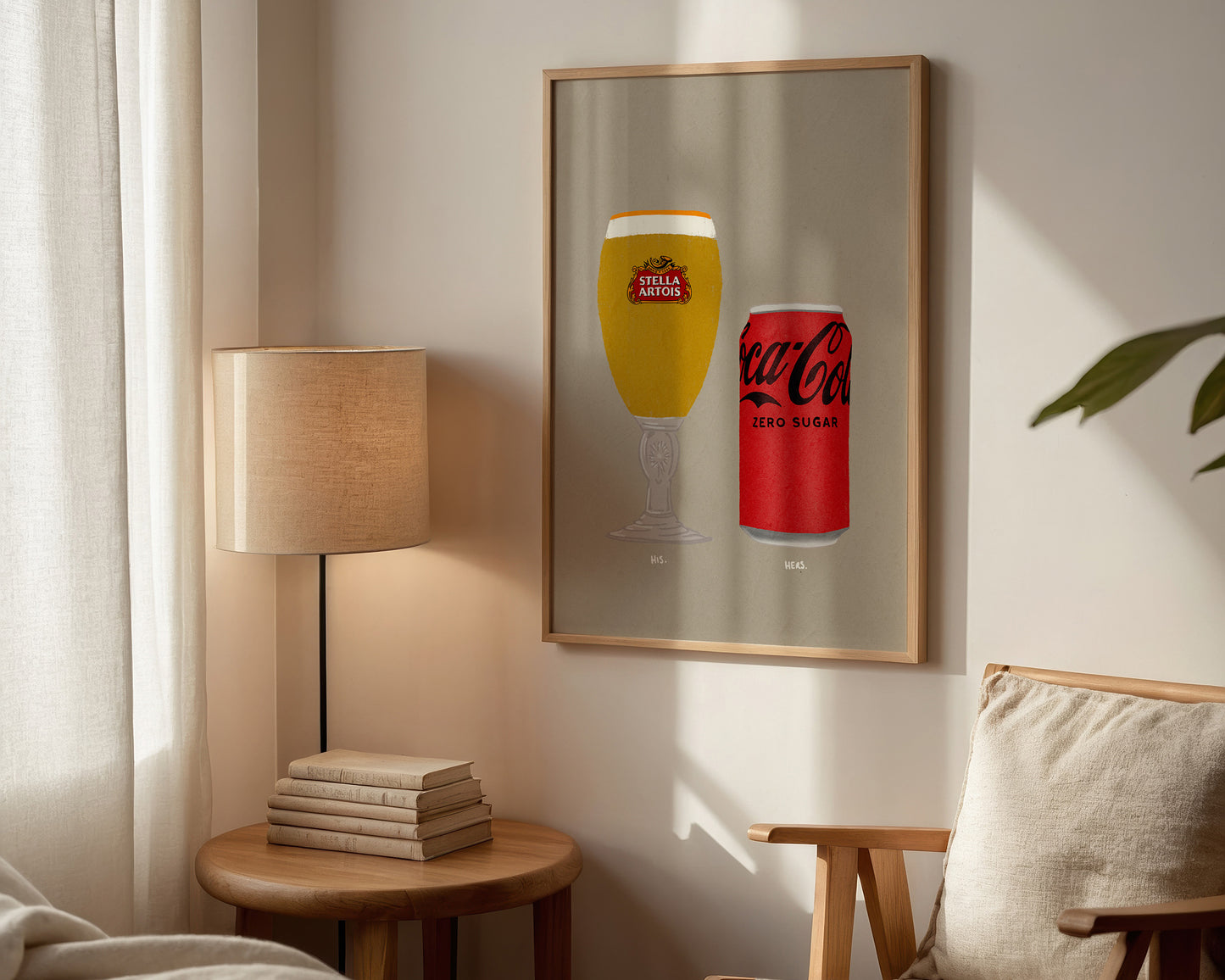 Stella & Coke Zero Print