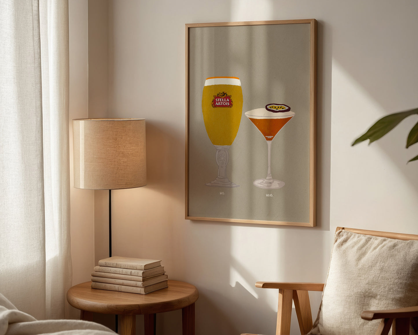 Stella Artois & Pornstar Martini Print