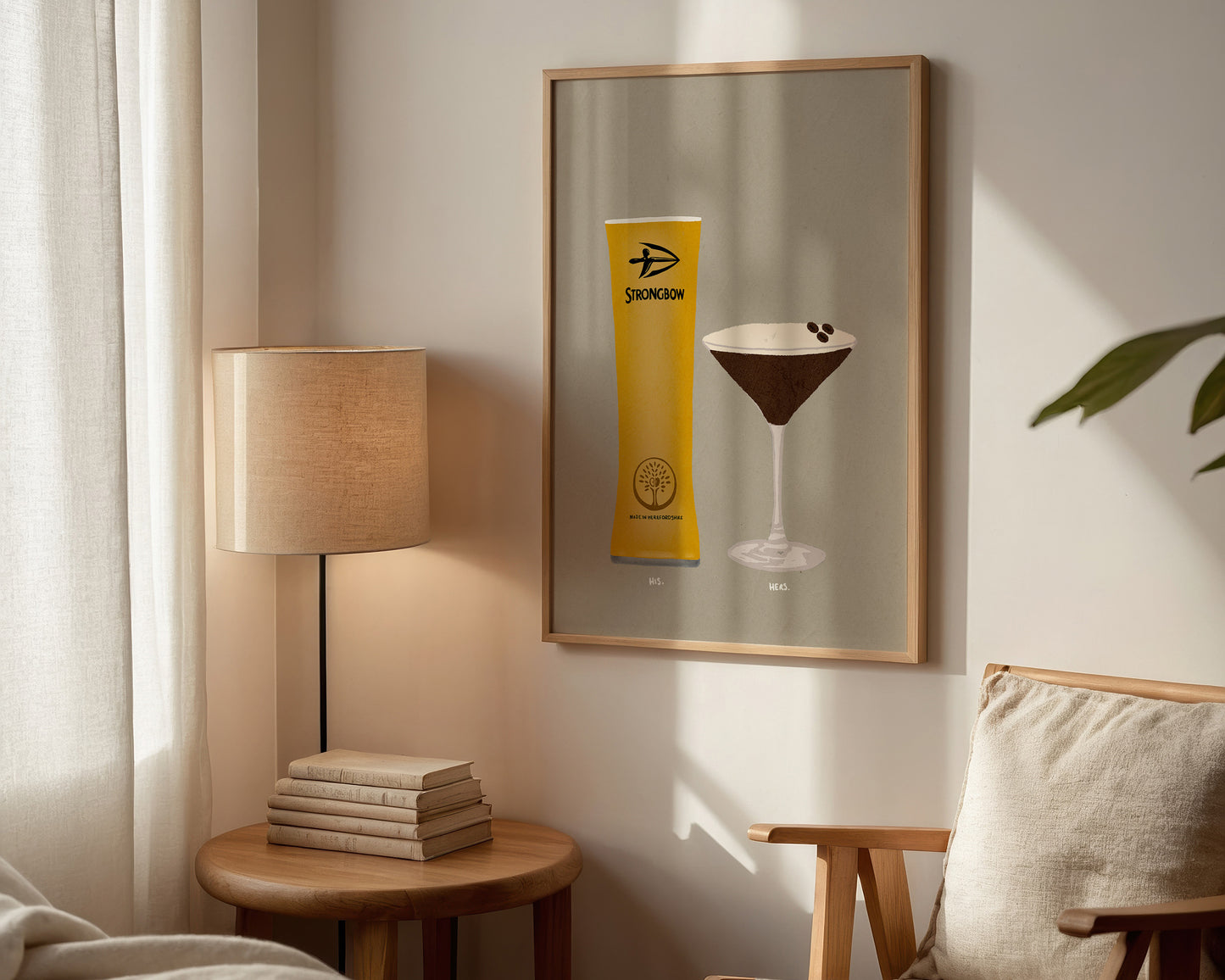 Strongbow Pint & Espresso Martini Print
