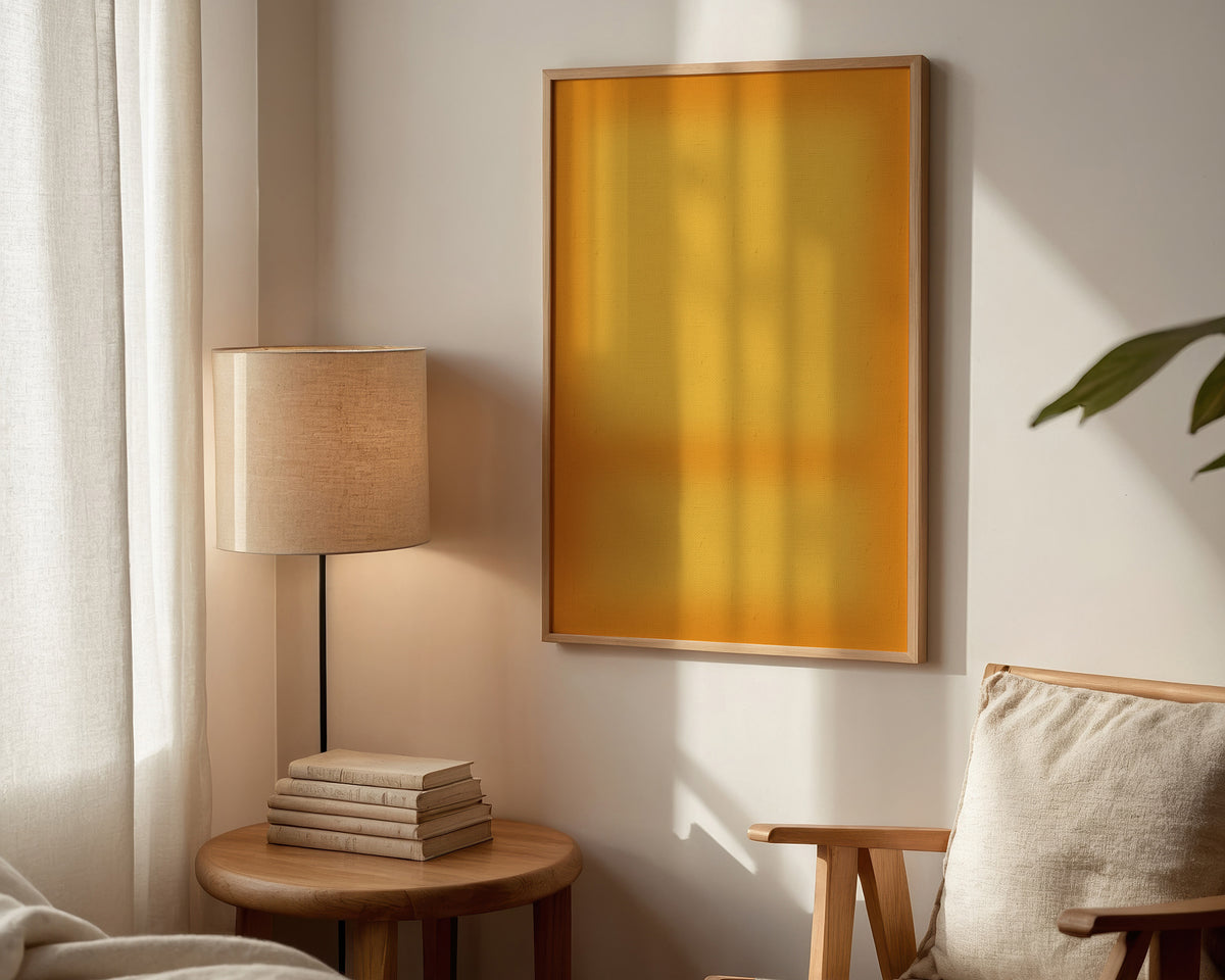 Sunlight Gradient Abstract Wall Art Print