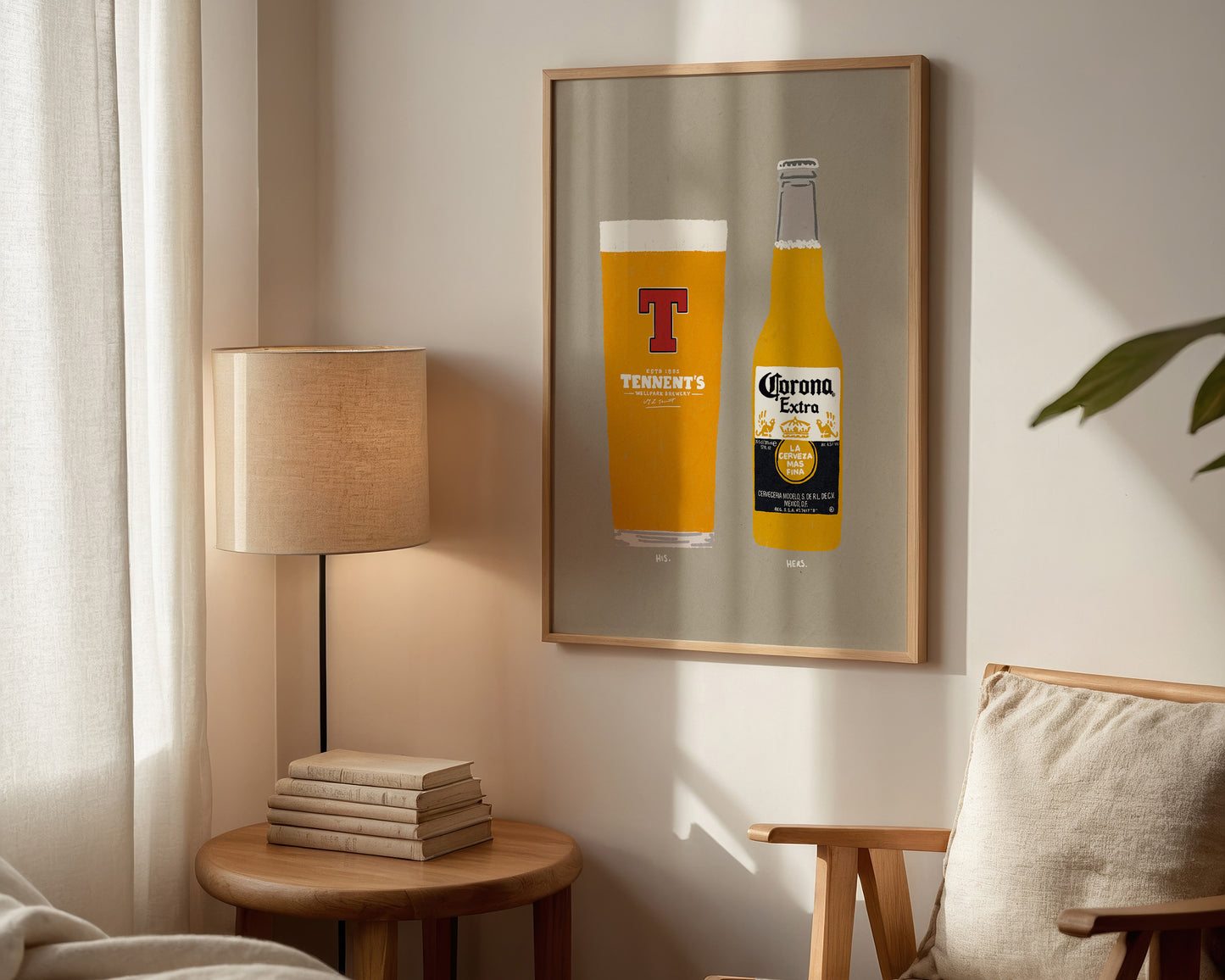 Tennent's & Corona Print