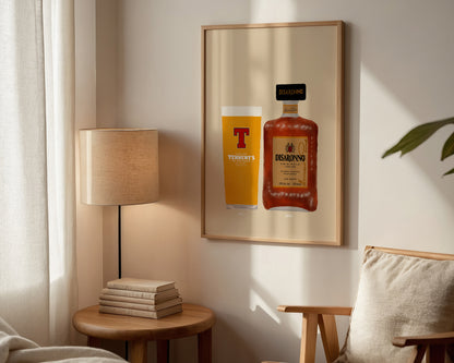 Tennent's & Disaronno Print