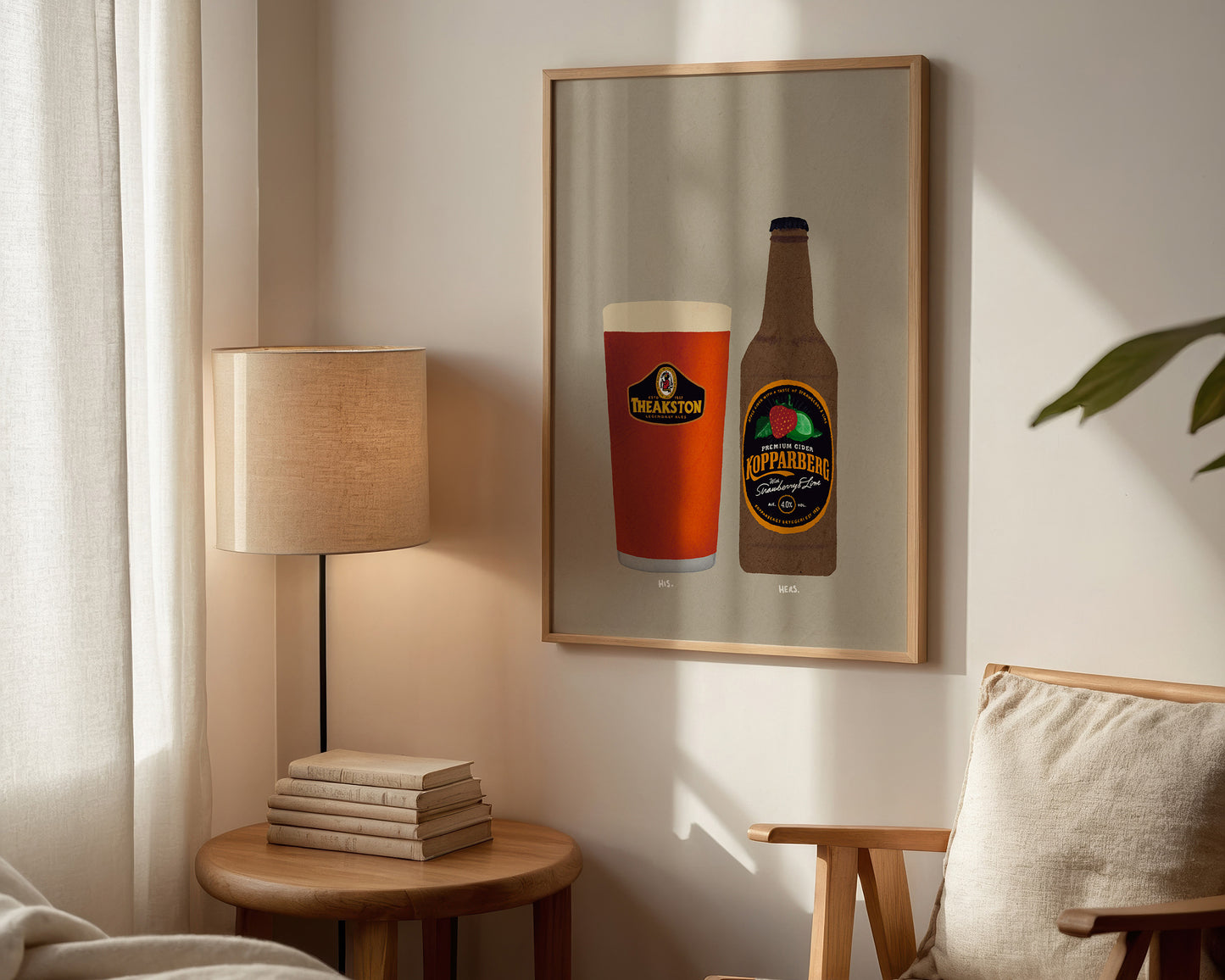 Theakston & Strawberry Lime Kopparberg Print
