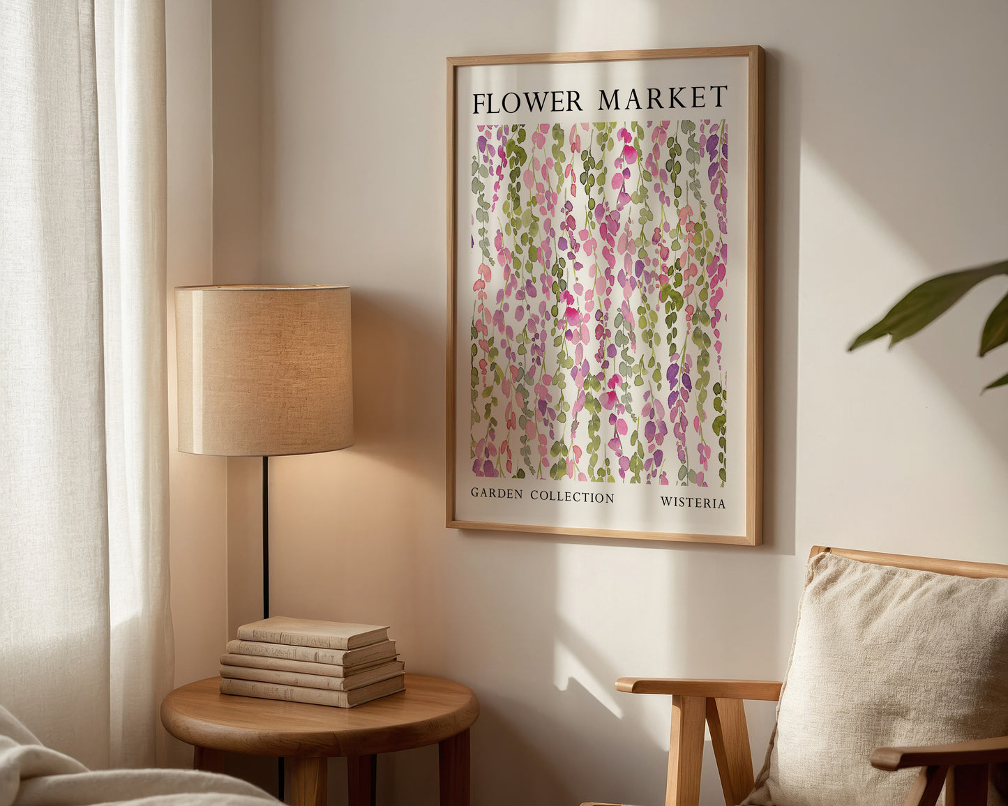 Flower Market Wisteria Print