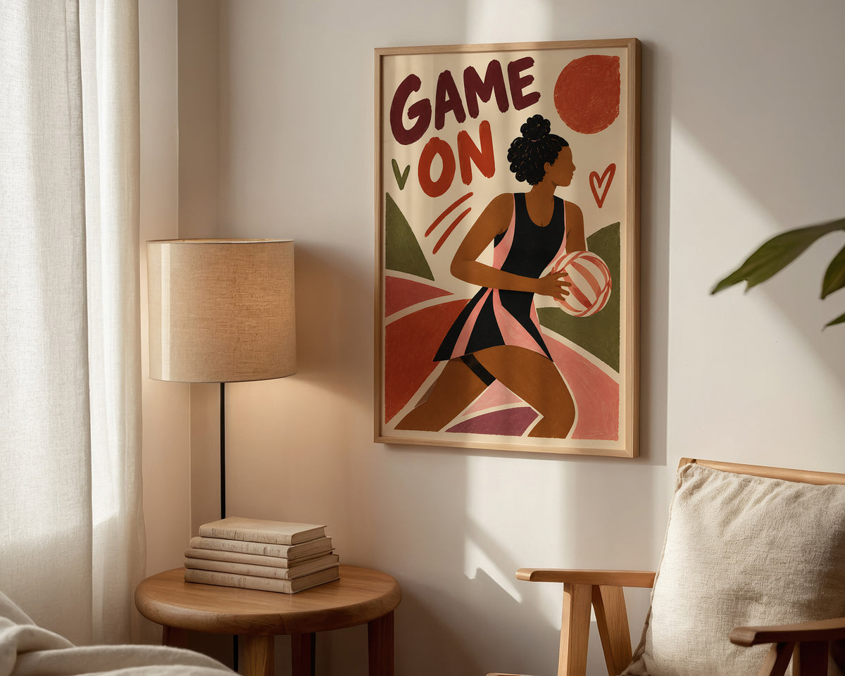 Game On Netball Print