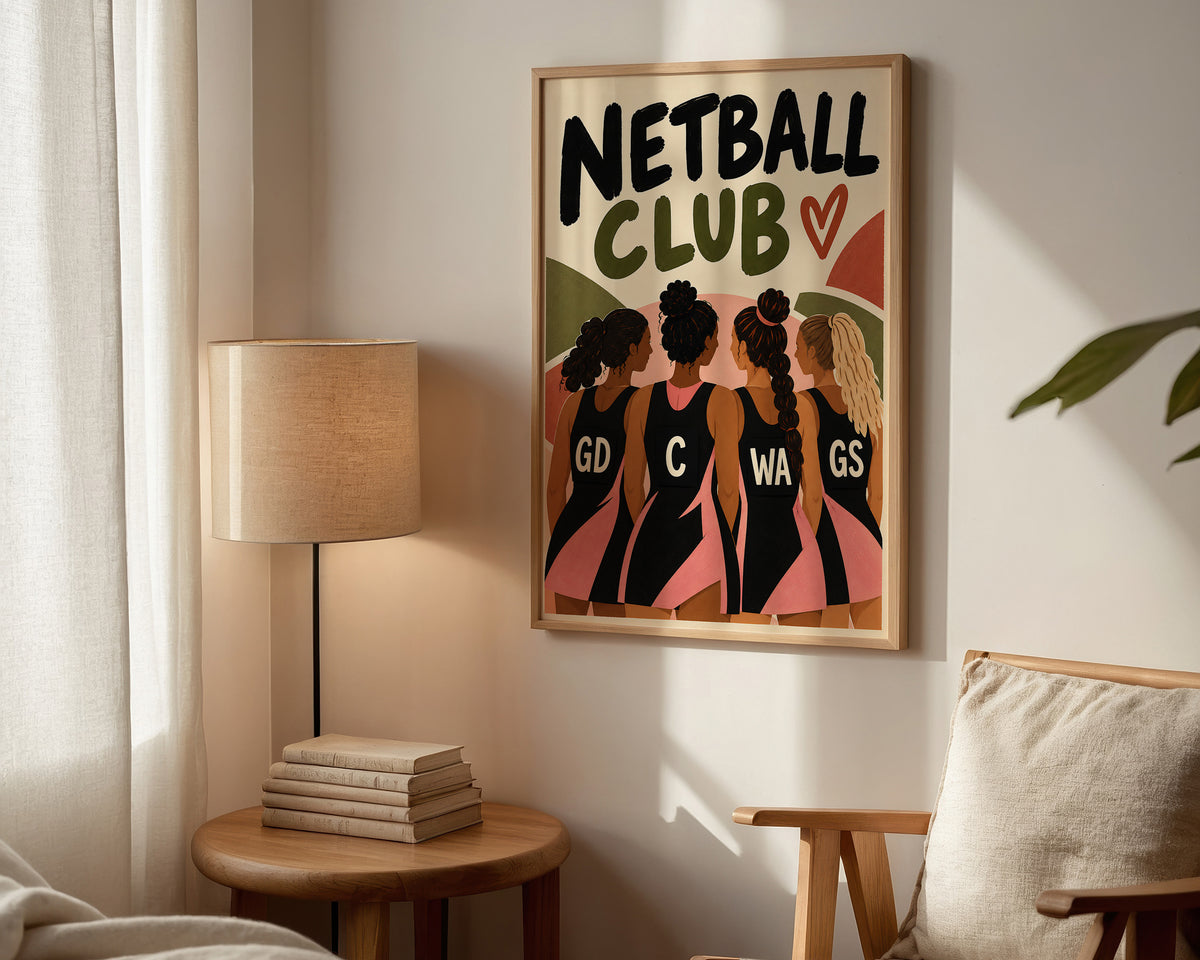 Netball Club Print