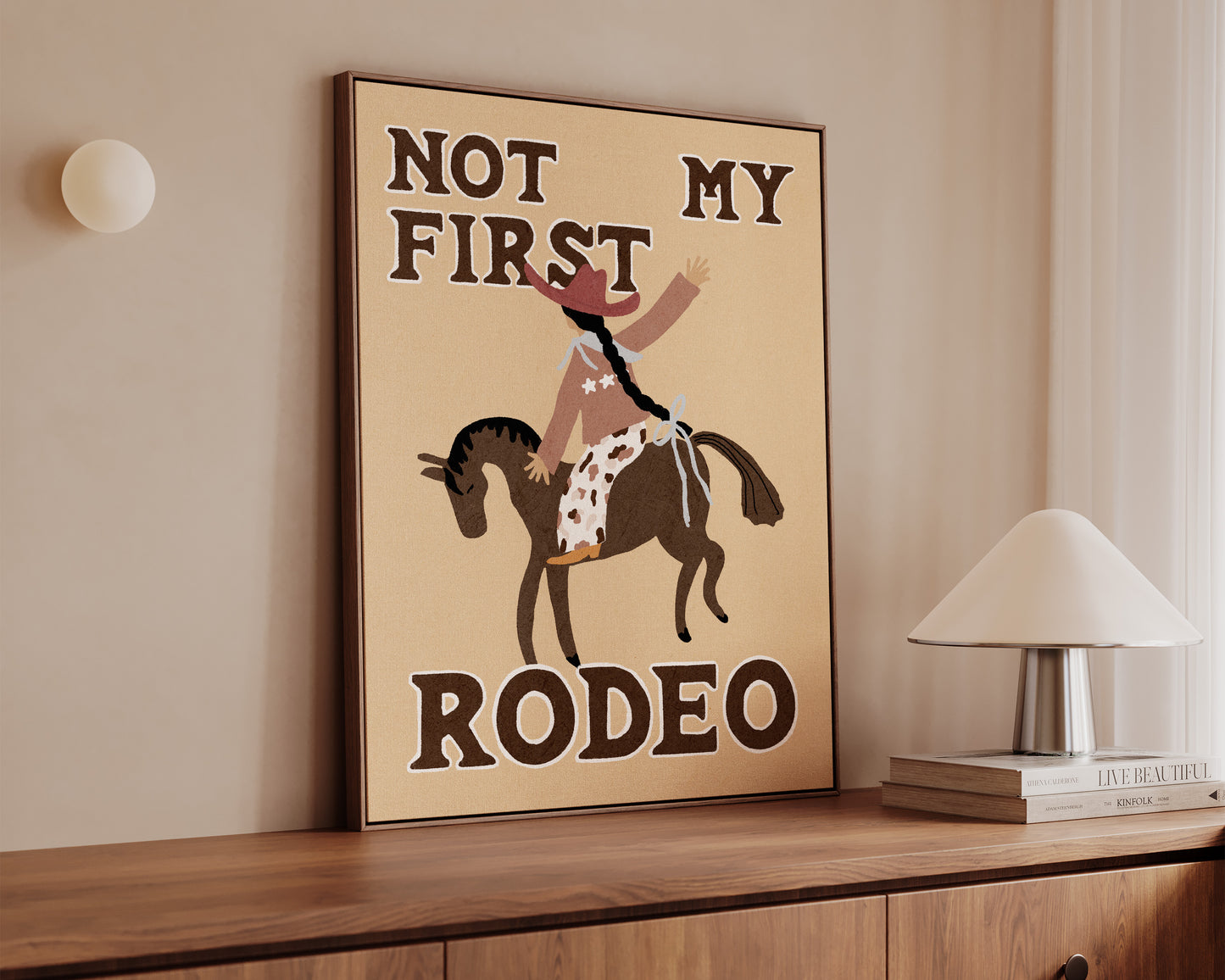 Not My First Rodeo Canvas