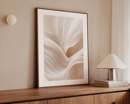 Organic Waves Canvas