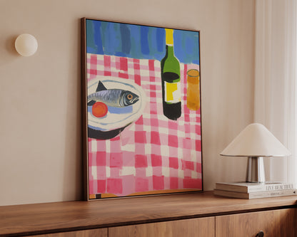 Parisian Picnic Canvas