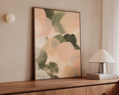 Pink & Green No. 1 Canvas