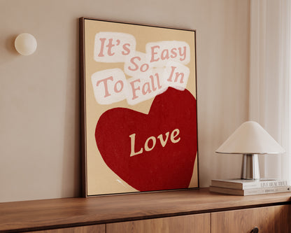 So Easy To Fall Canvas