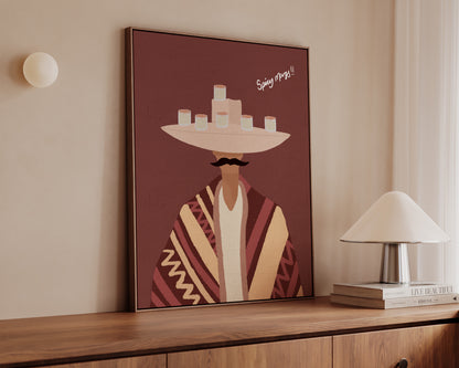 Sombrero Margs Canvas
