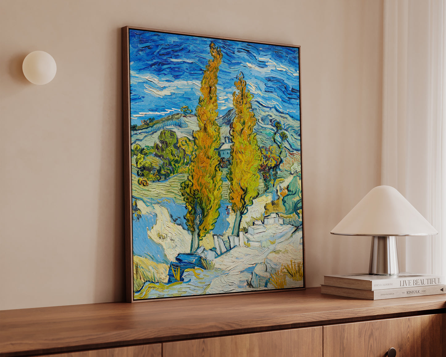 The Poplars Canvas