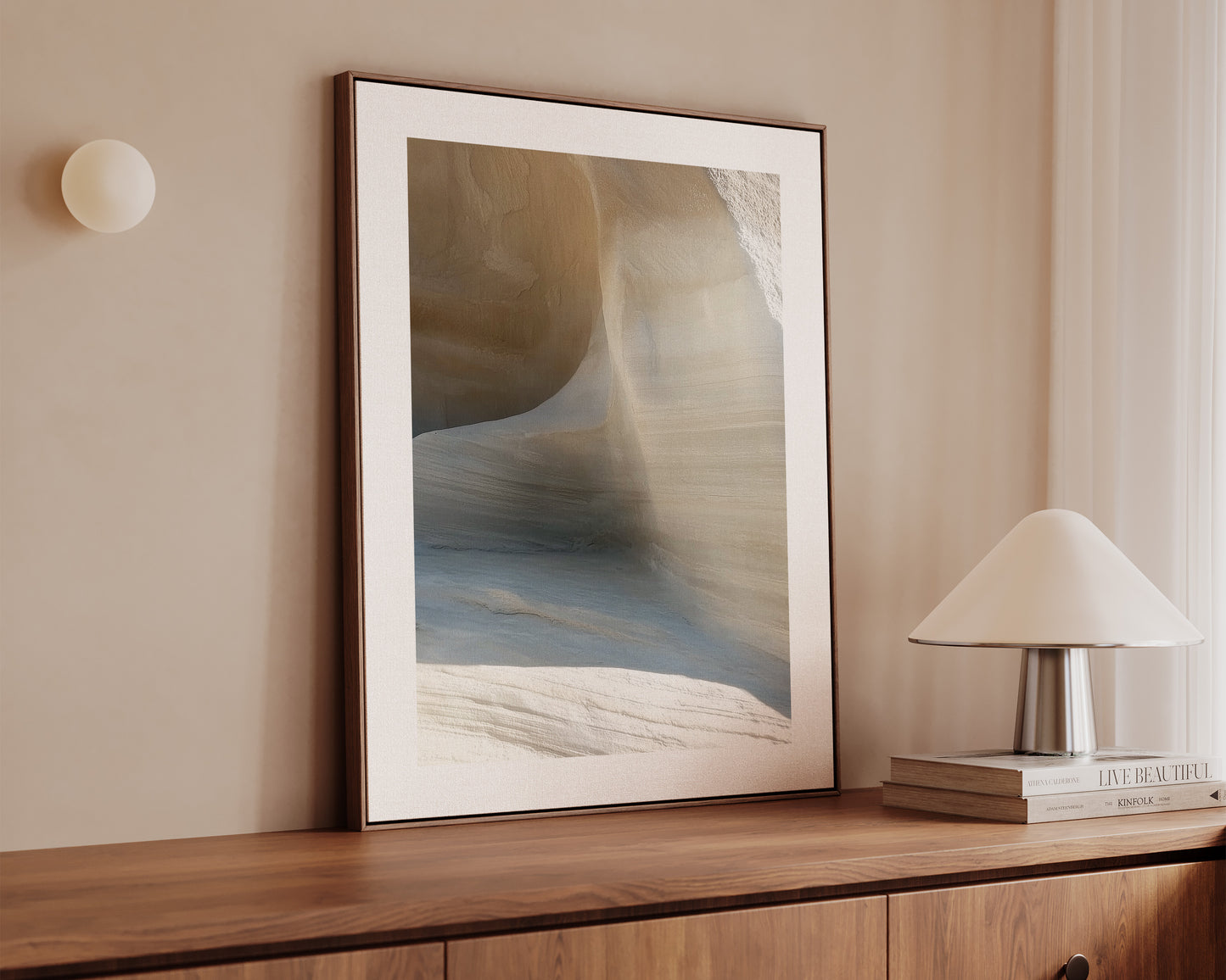 White Caves Canvas