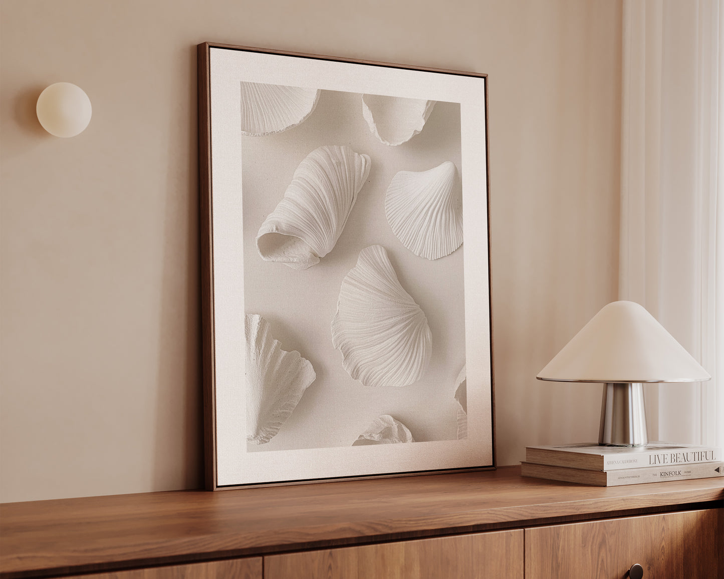 White Shells Canvas