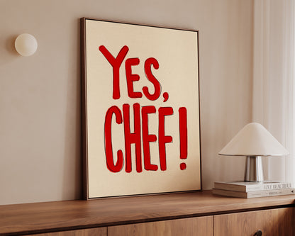 Yes Chef Canvas