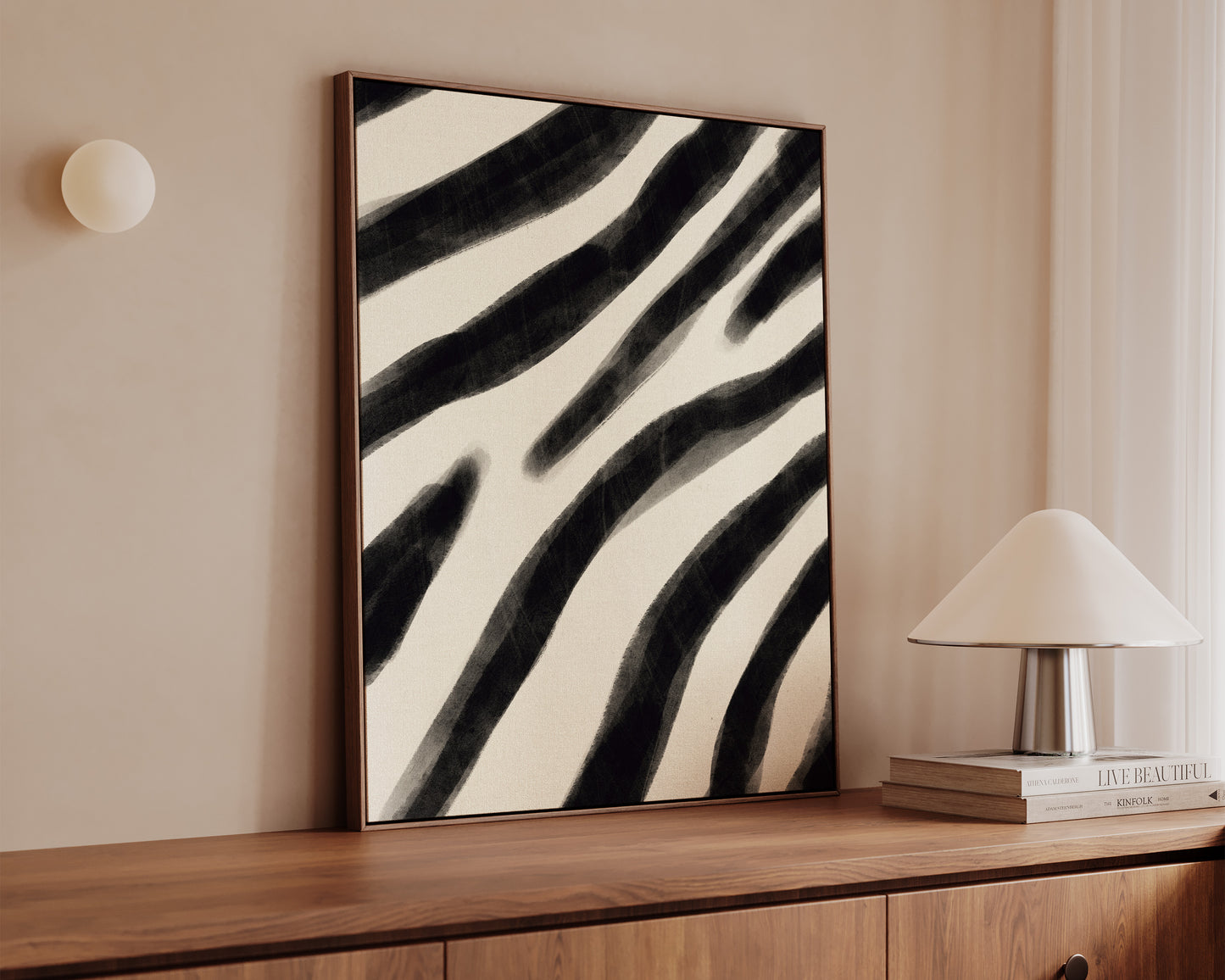 Zebra Print Canvas