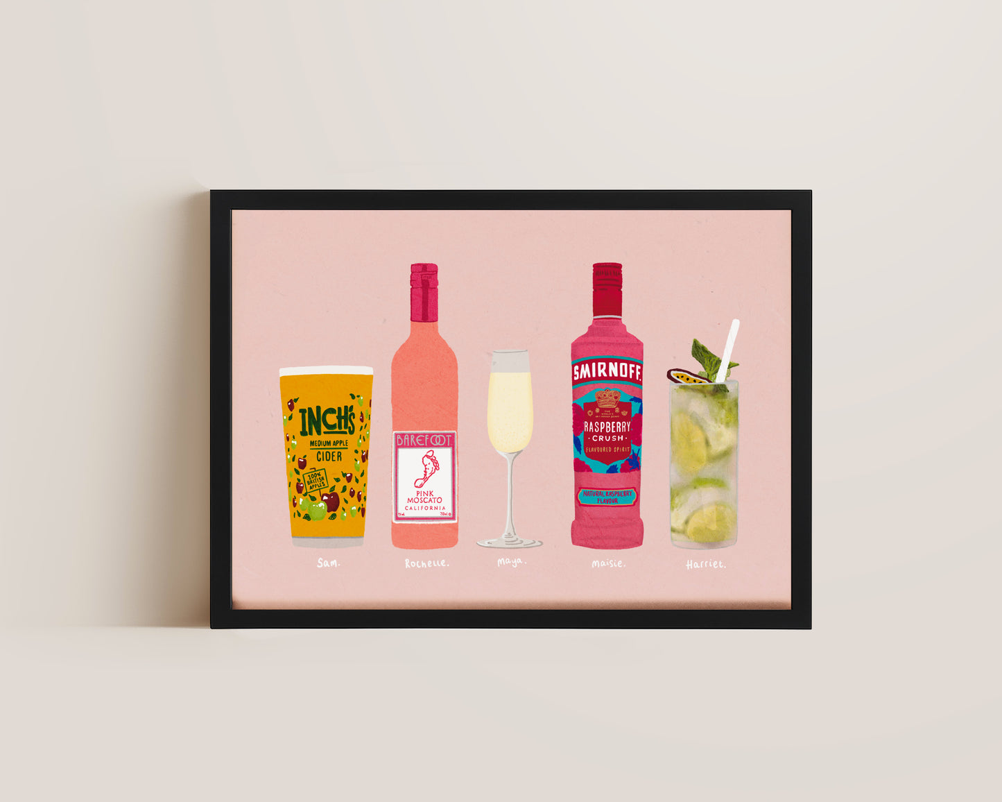 Five Drink Print