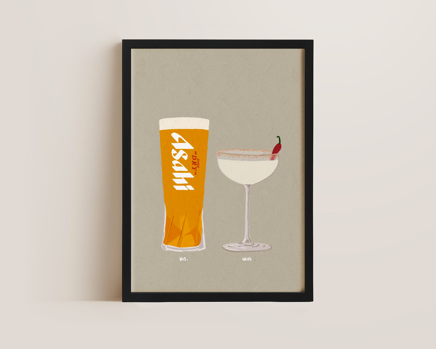 Asahi & Spicy Marg Print