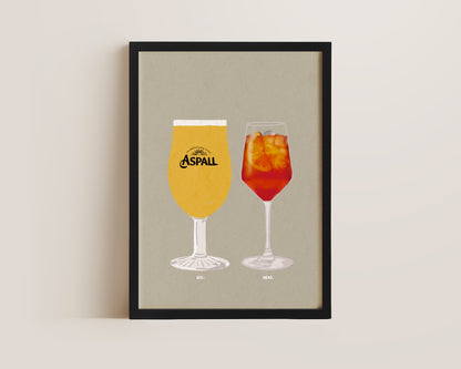 Aspall & Aperol Spritz Print