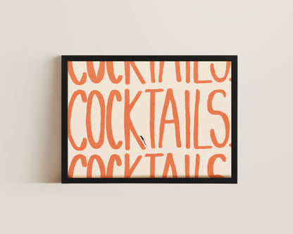 Cocktails Print