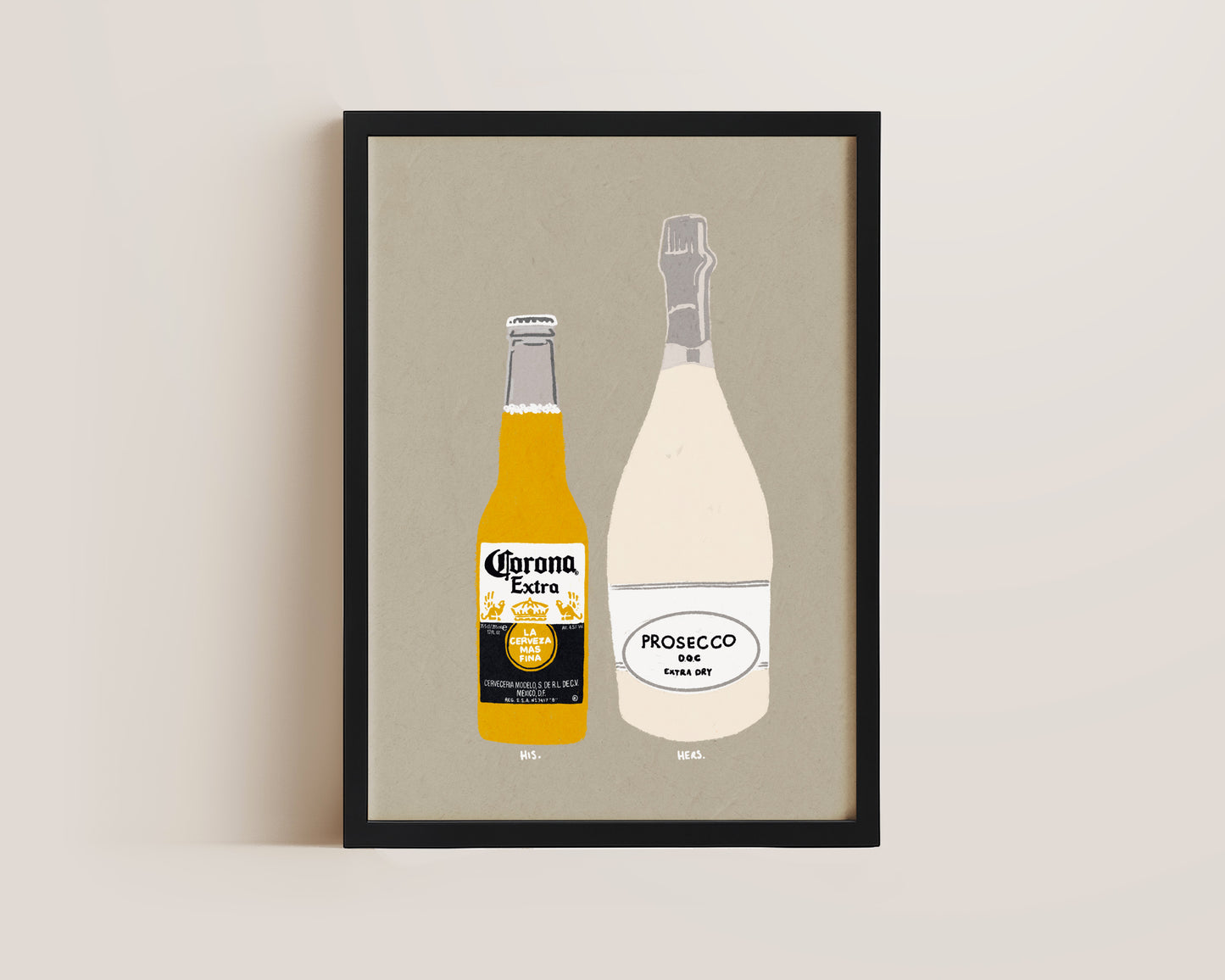 Corona & Prosecco Print