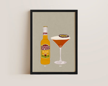 Desperados & Pornstar Martini Print