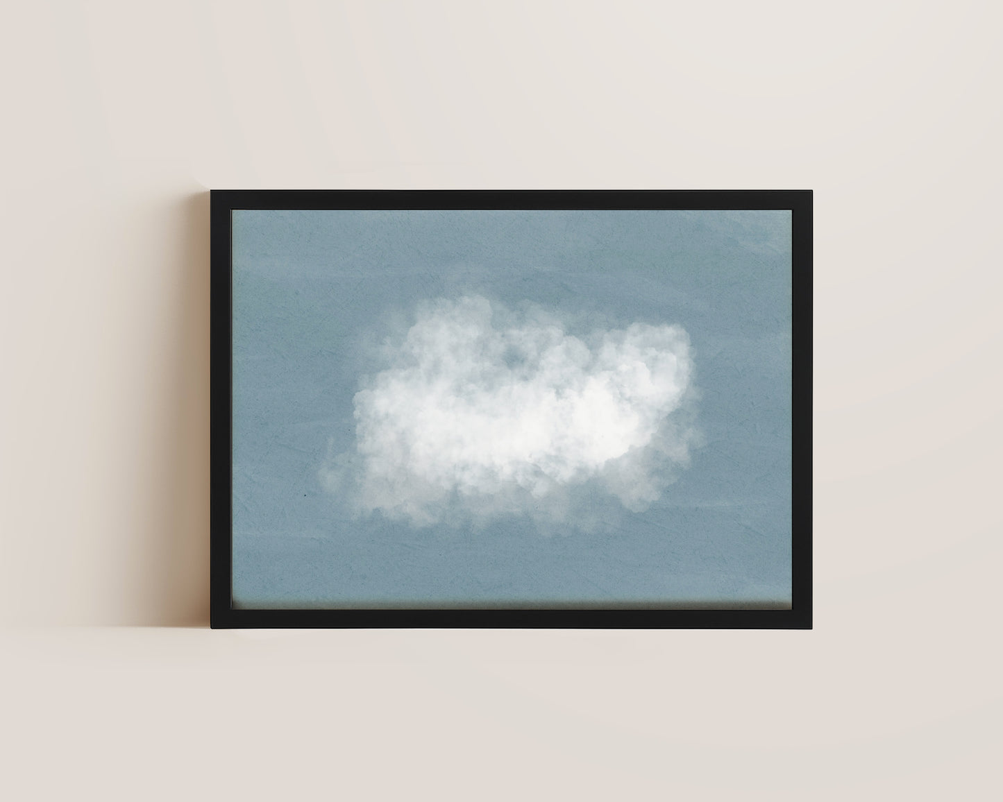 Gloomy Blue Clouds Print