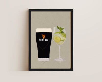 Guinness & Hugo Spritz Print