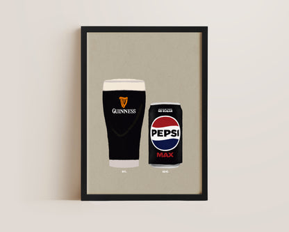 Guinness & Pepsi Max Print