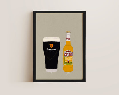 Guinness & Desperados Print