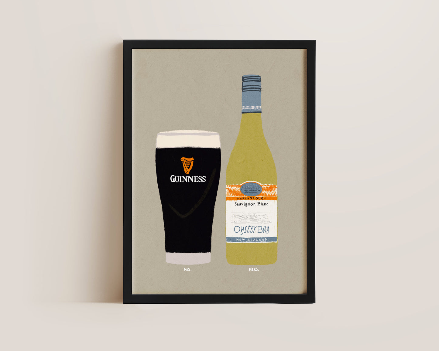 Guinness & Oyster Bay Print