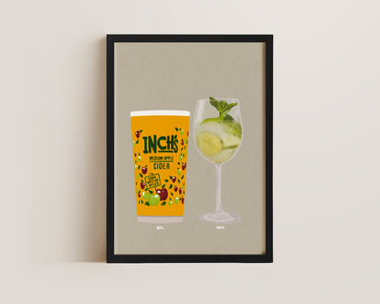 Inch's & Hugo Spritz Print