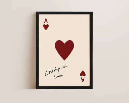 Lucky In Love Print