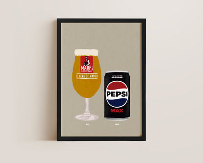 Madri & Pepsi Max Print