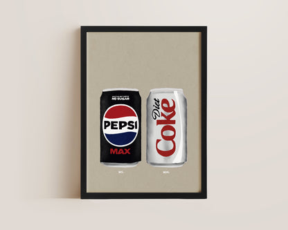 Pepsi Max & Diet Coke Print