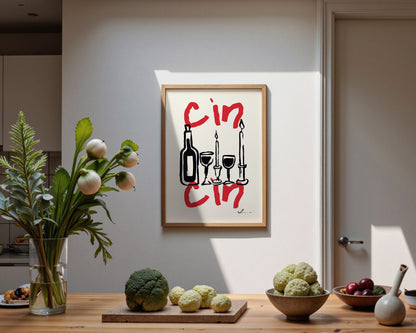Cin Cin Print