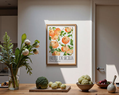 Frutti Di Sicillia Orange Print
