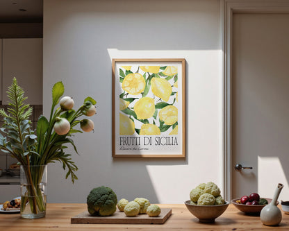 Frutti Di Sicillia Lemon Print