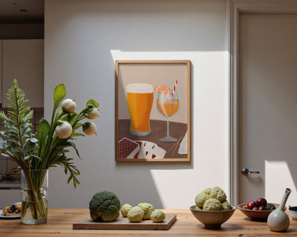 Lager & Orange Spritz Date Night Print