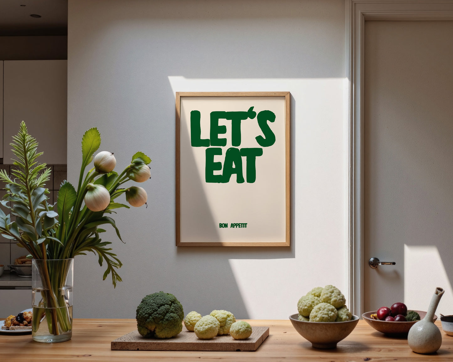Let's Eat Green Print