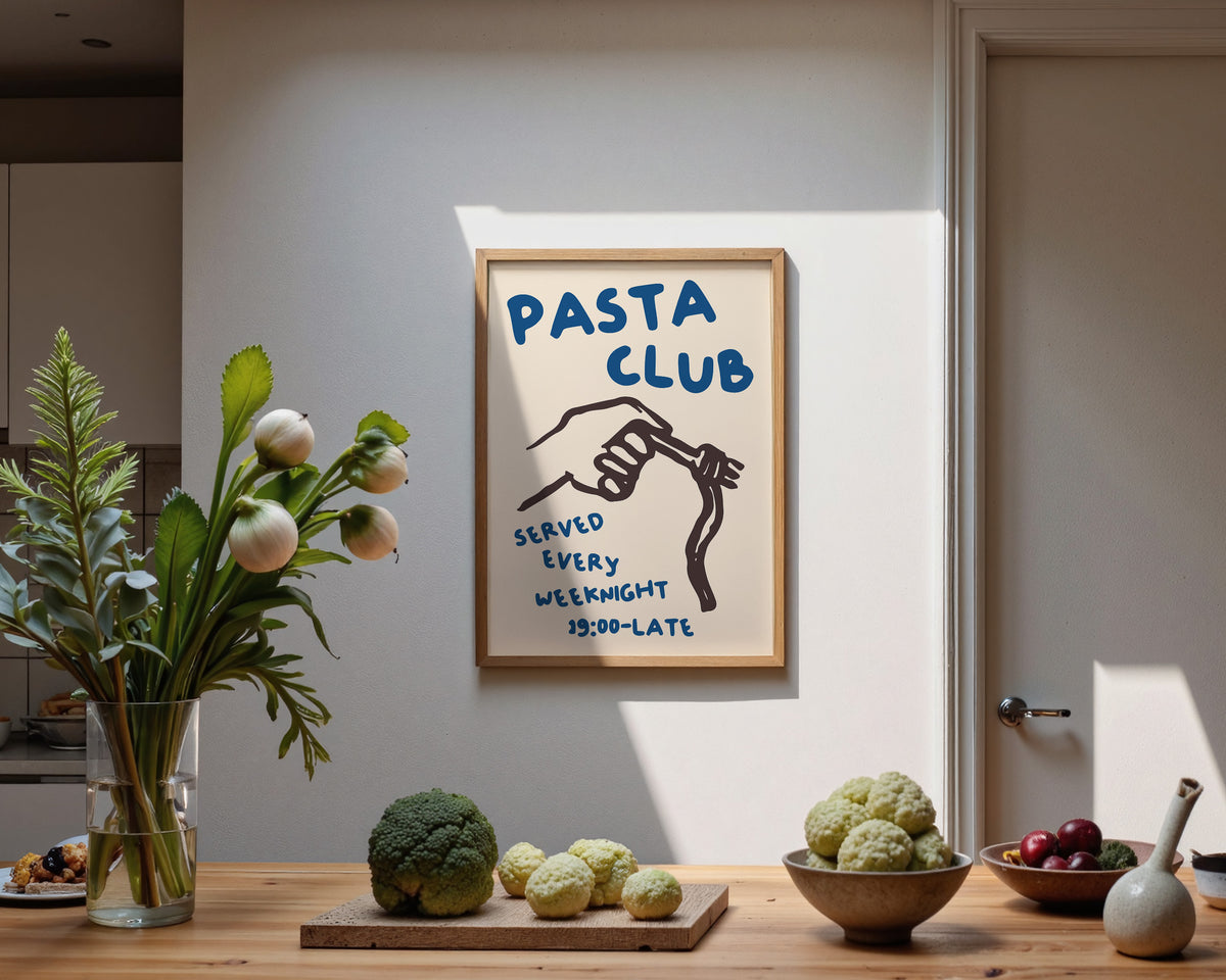 Pasta Club Blue Print